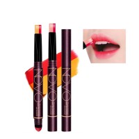 Girl moisturizing cosmetics NOVO two-color gradient lipstick waterproof bite lip