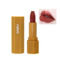 2019 wholesale novo 6 color lipstick beauty cosmetics matte lipstick waterproof velvet lipstick